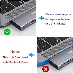 USB C Adapter for MacBook Pro/Air M1 M2 M3 2021
