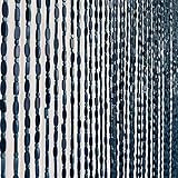 FlavorThings 52 Strands 36" x 79" Blue Wood and