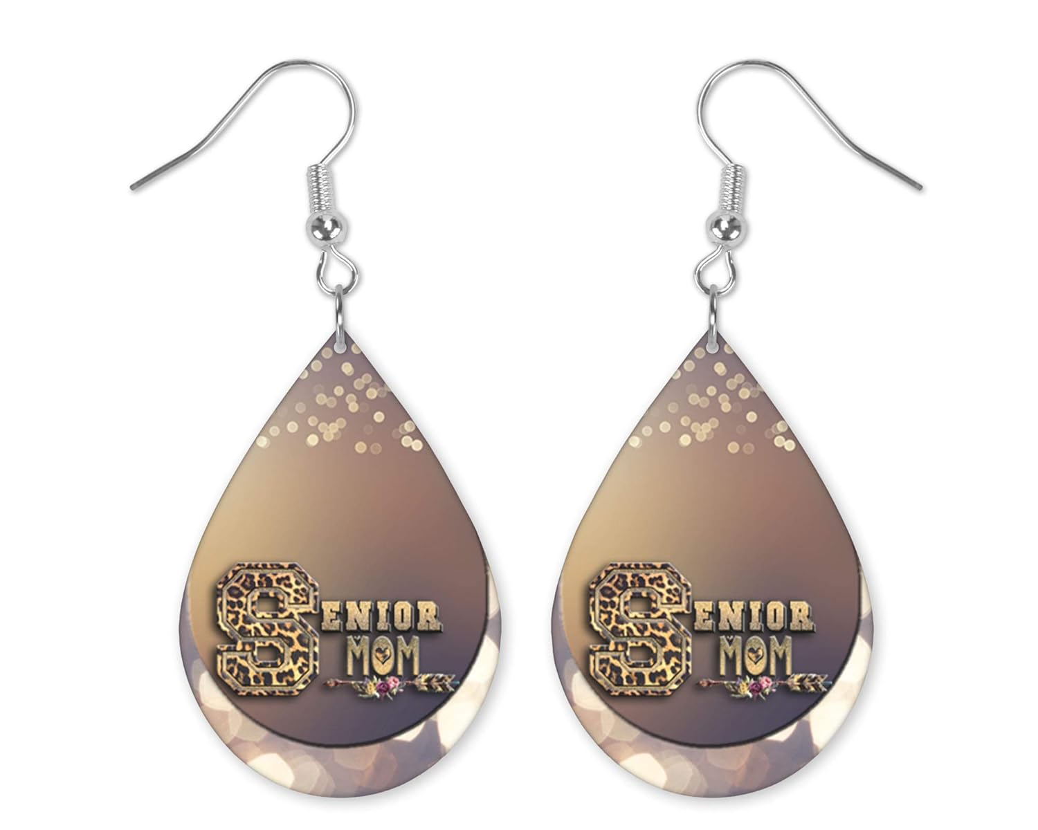 Senior Mom Earrings Teardrop Earrings Raindrop Earrings