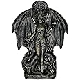 ZXPJUA Lilith Statue,Femme Fatale Goddess Statue,Mystery Decoration Witchcraft Demon Statue, Altar Crafts,Creative Desktop Decorations (Bronze)
