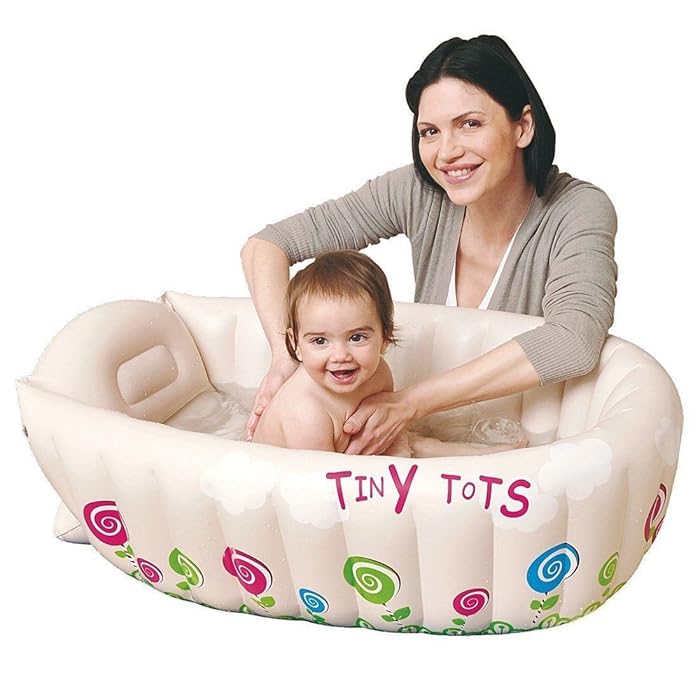 Buy ASAB JILONG Tiny Tots Inflatable Baby Bath Tub With Heat Sensor