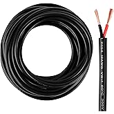 12 Gauge Electrical Wire 2 Conductor 12 AWG Electrical Wire Stranded PVC Cord Oxygen-Free Copper Cable 100FT Pure Copper Flexible Cable Wire Cord for LED Lamp Lighting Strips Automotive…