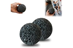 2pcs Callus Balls for Hand, Moon Grip Ball Rock, Skin Conditioning Callus Building Grip Training Fidget, Rock Climbing Grip T