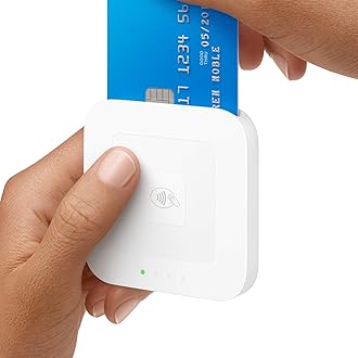 Square Card Reader - Payment terminal for accepting Contactless, Chip & PIN, Debit Cards, Credit Cards, Apple Pay, and Google Pay - UK Version