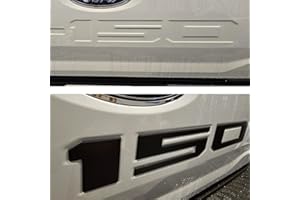 CHRSHN Tailgate Insert Letters Compatible with f150 2021 2022 2023 2024 2025 2026 3D Raised Emblem Decals with Strong Adhesiv