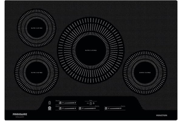Frigidaire FGIC3066TB Gallery 30" Electric Induction Cooktop, Built-in 4-Burner, Vitroceramic Glass, Black