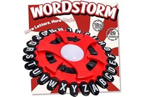 Aodomis WORDSTORM 26-Letter Fast-Paced Family Word Game | 144 Challenge Categories | Party Game for Adults, Teens & Kids