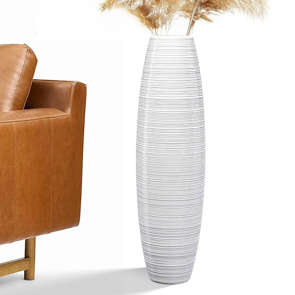 ROCENDLOR TALL FLOOR VASE, 27.5 INCHES (70CM, 2.3FT)...