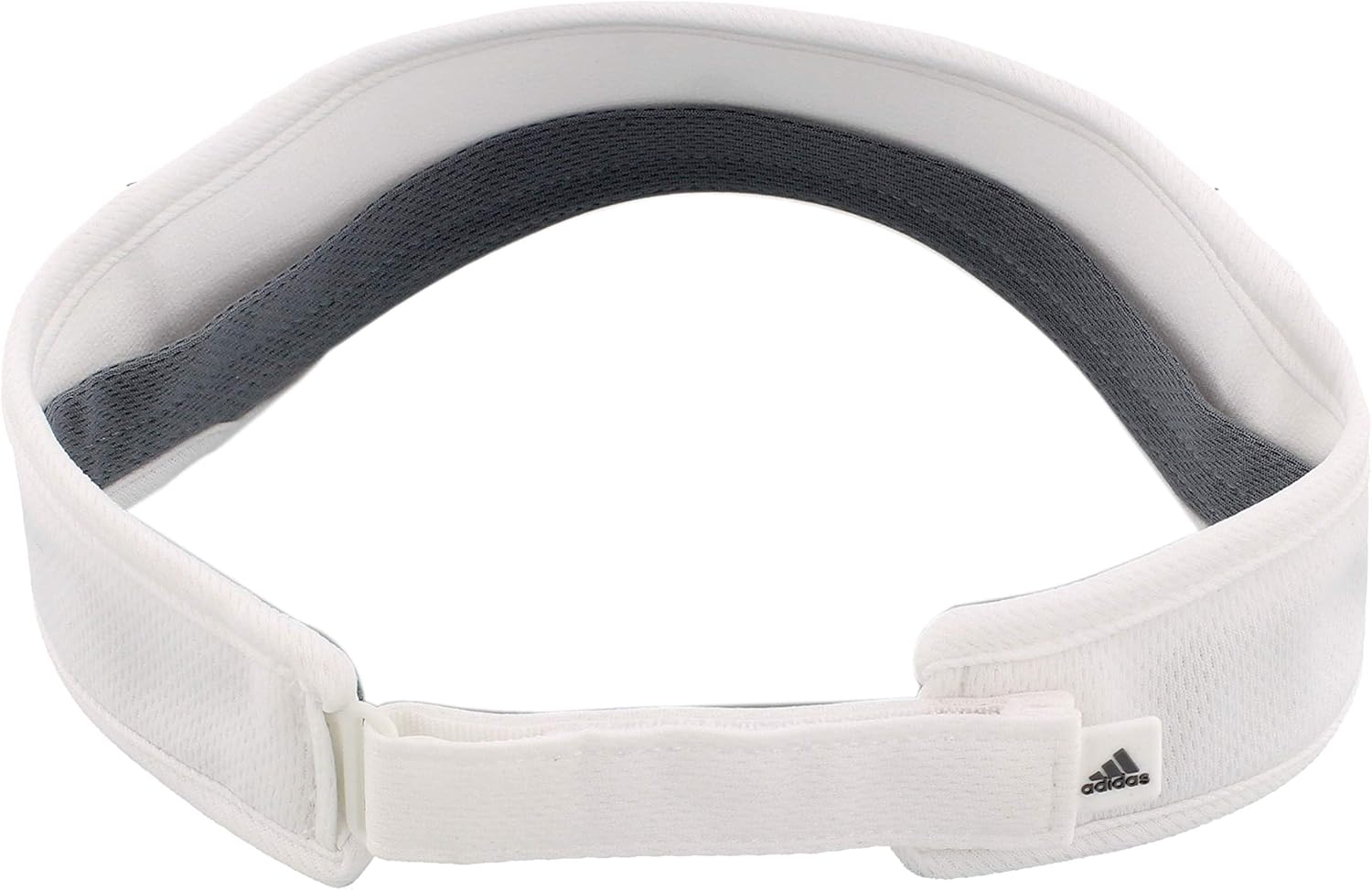 adidas Women's Superlite Sports Performance Adjustable Visor, White/Light Onix, One Size: Clothing