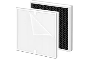 H7124 Replacement Filters Compatible with GoveeLife H7124 Smart Air Purifier, 3-in-1 True HEPA Filter with Washable Pre-filte