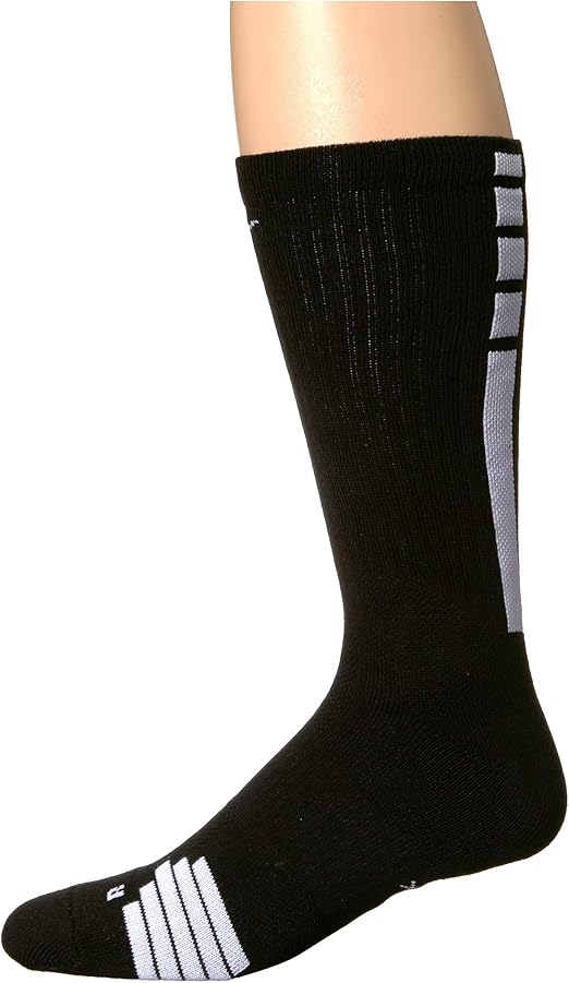 Amazon Nike ナイキ メンズソックス 靴下 Elite Crew Black White White Lg Men S Shoe 8 12 Women S Shoe 10 13 26 30cm 並行輸入品 スポーツソックス 通販