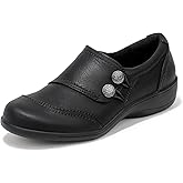IDIFU Women's Loafers Slip On Classic Penny Loafers for Women Comfortable Dress Shoes for Women Lightweight Flats Casual Work Walking Business Driving Loafer Shoes