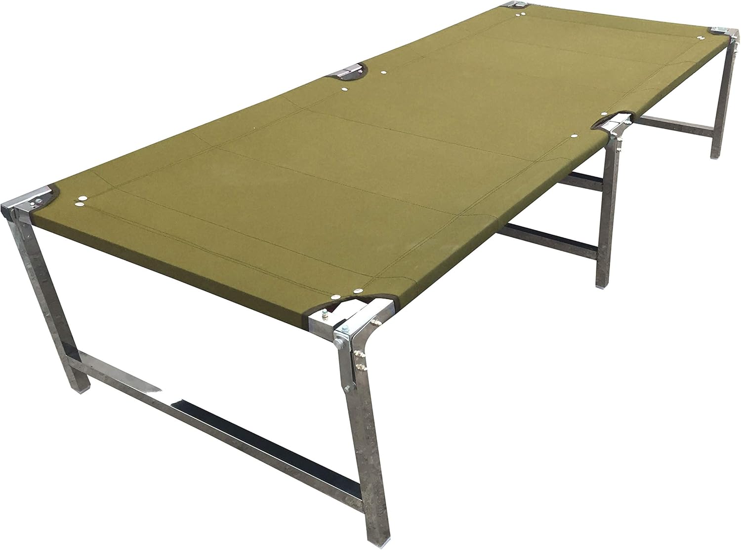 Upsham® (Bed with Remote Stand) Stainless Steel Material Folding Bed Single Bed Easy Assembly