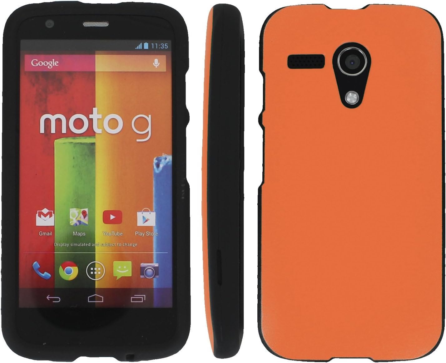 Burnt Orange Mobiflare Motorola Moto G (GSM 1st gen) Slim