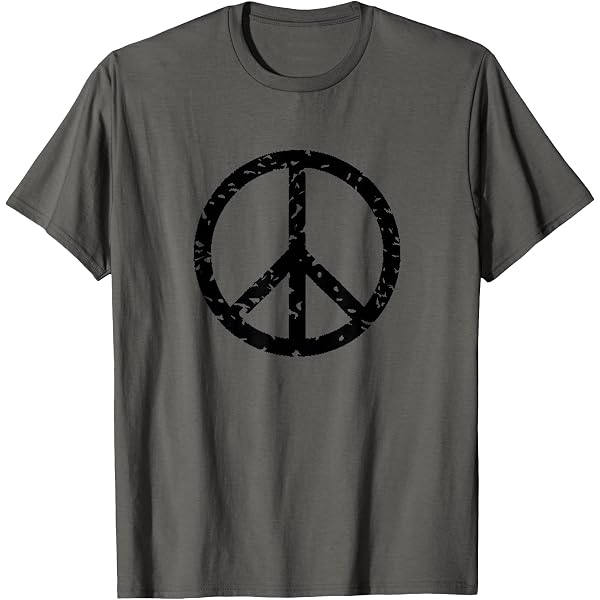 グレー Tシャツ ピースサイン Amazon.com: White Peace Sign T-Shirt : Clothing, Shoes & Jewelry