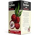 Premium Lychee Green Tea 25 Individually Wrapped Teabags - Single Origin Ceylon Antioxidant Rich Herbal Bags Full Bodied Aromatic Fruit Flavor Keto Diabetic Friendly Caffeinated