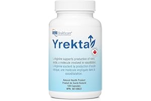 Yrektal 120 capsules Nitric Oxide Supplement for Men & Women, L-Arginine & L-Citrulline, Natural Vasodilator for Performance,