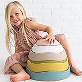 Bouncee Kids Balance Stones - 6 Pack Sensory Stepping Stones Toy Helps Toddler Balance