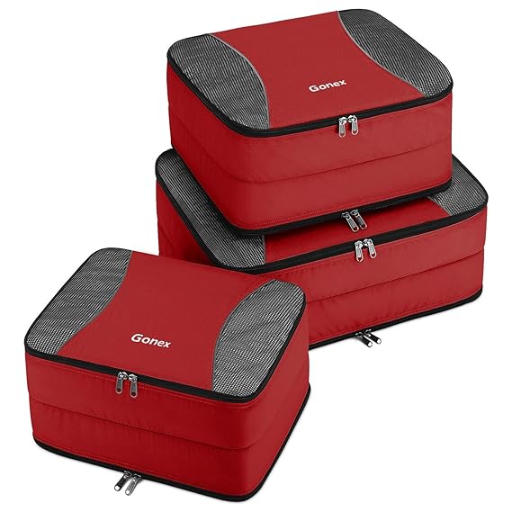 Gonex Large Packing Cubes, Double Sided Travel Suitcase