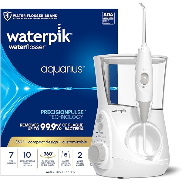 Amazon.com: Bundle with Waterpik Aquarius Water Flosser, White WP