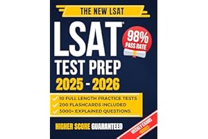 LSAT Test Prep: The Complete Study Guide to Ace the New LSAT with a Proven Strategy System | Includes 6 Full-Length Practice 