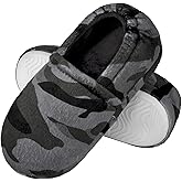 festooning Boys Slippers Non-Slip Slipper Soft Comfy Memory Foam Slippers for Little/Big Kids Indoor Outdoor Children House Slipper Shoes