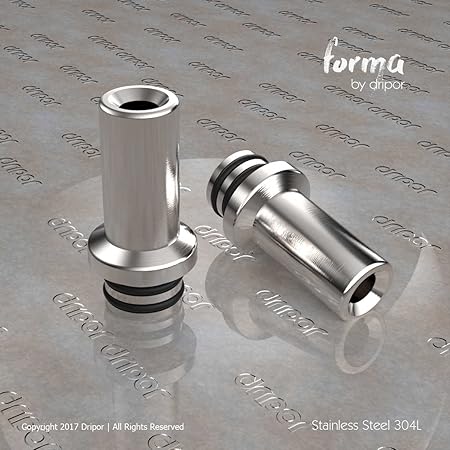 Forma Stainless Steel 304L Drip Tip 510 Anschluss Mundstück von Dripor