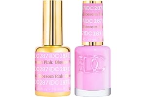 DAISY DND duo - gel polish and nail polish, shades of pink