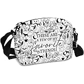 MAOFAED Dark Romance Crossbody Bag for Book Lover, Romance Reader Gift, These Are A Few of My Favorite Things(few thing crow)