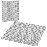 Pokiiulk Classic Gray Baseplates, 32x32 Studs
