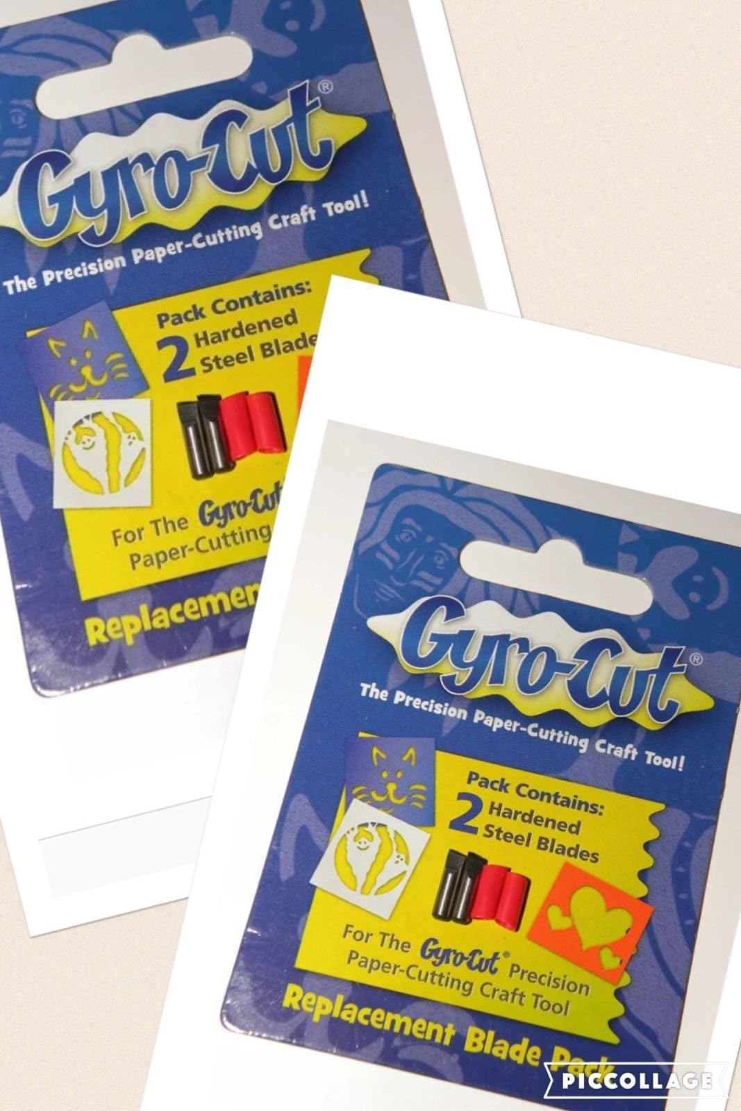 2 Packs GYRO-CUT Replacement blades for the GYRO-CUT craft & hobby tool Gyro Cut