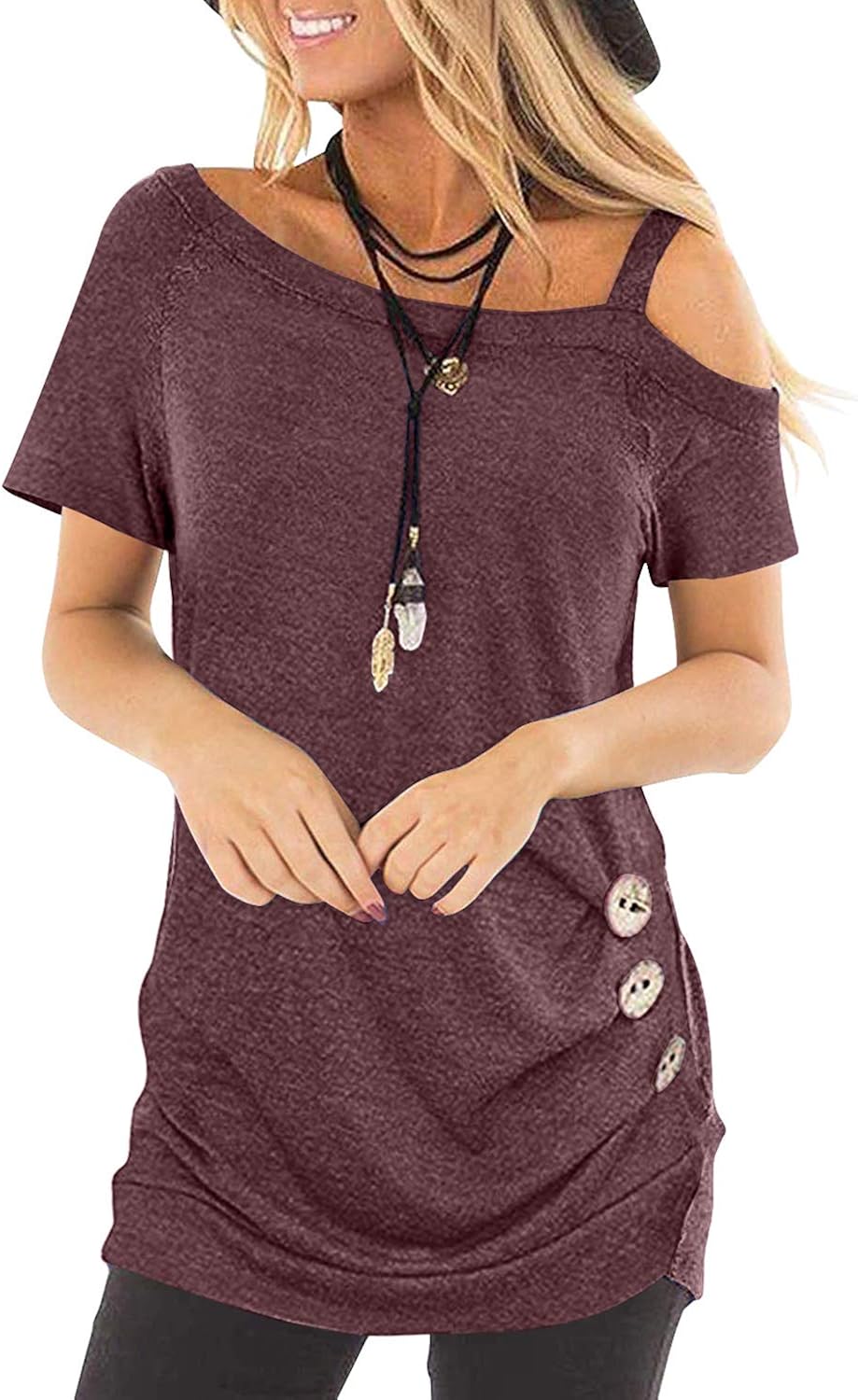 one shoulder t shirt dress