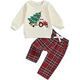 JLKGICF St Patricks Day Baby Boy Outfit Long Sleeve Clover Sweatshirt Striped Pants Toddler Boy Summer Spring Clothes