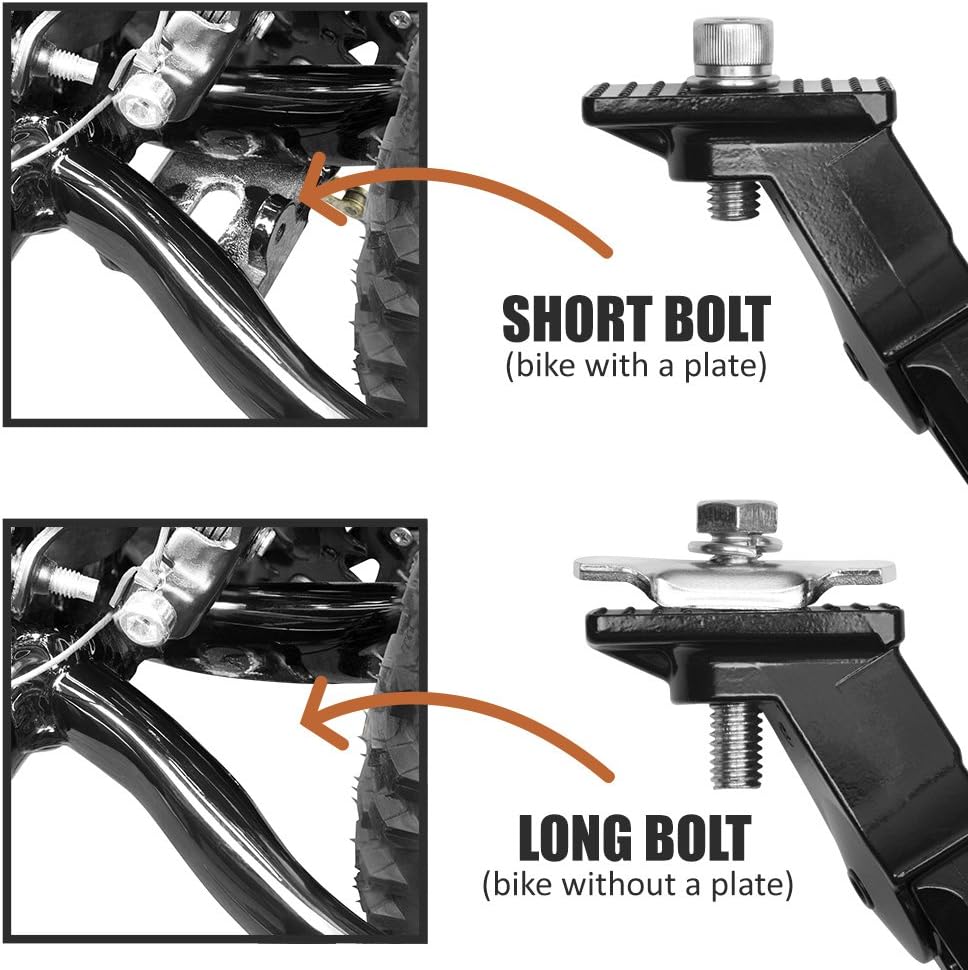 BV Adjustable Bicycle Bike Kickstand with Concealed Spring-Loaded Latch, for 24-29 Inch Bicycles : Bottom Bike Brackets And Accessories : Sports & Outdoors