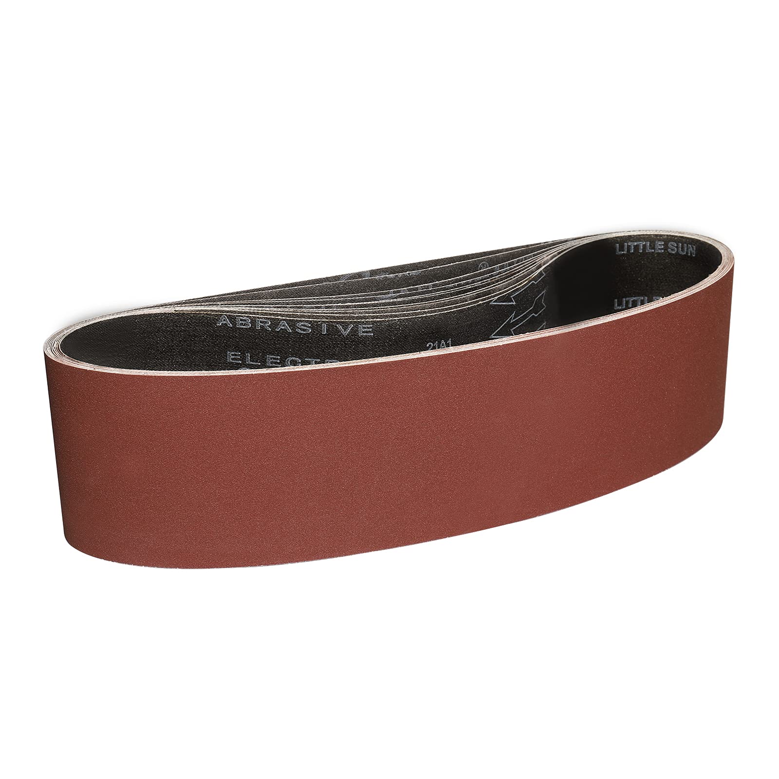 Sruhrak 100X915 mm Abrasive Sanding Belt Set - 10 Pack 240 Grits Sandpaper Belts for Portable Belt Sander — image 1