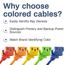 UNC 4.5ft PDU Power Cable IEC C13 to IEC
