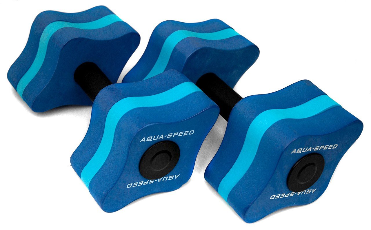 Aqua Speed® AQUA FITNESS DUMBBELLS (Water excercise Aqua Aerobics Coordination Balance Stamina)