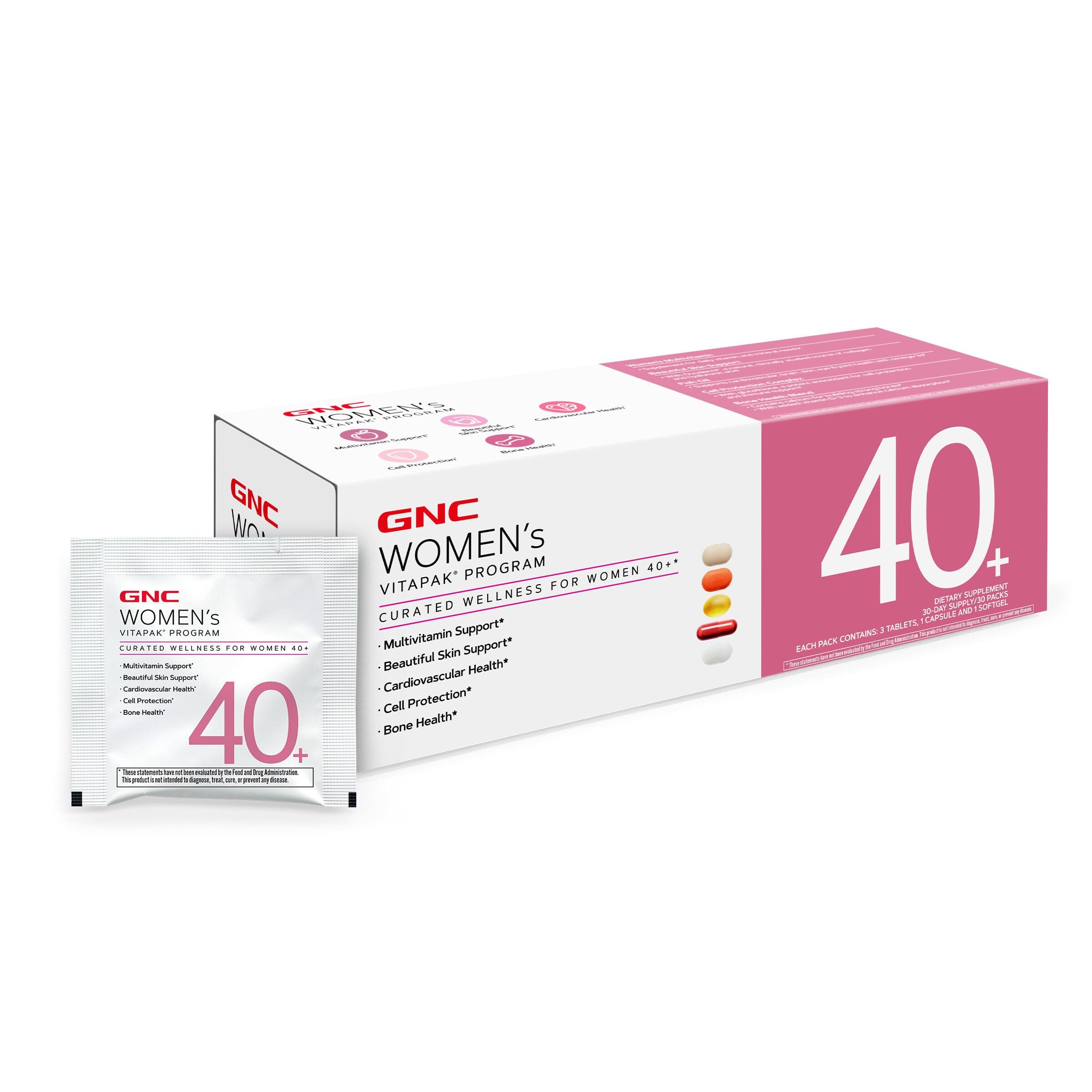 glutathione gnc female daily Women's | Women's Multi Energy & Metabolism GNC Women's 40+ Vitapak, 5-in-1