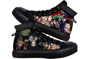 KPOP Mha Anime Shoes Merch Deku Bakugou Patterns Printing Sneakers Anime Cosplay High-Top Shoes
