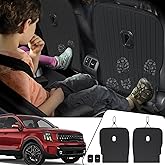 JOULARISE Kick Mats Backrest Mats for 2020-2024 2025 Kia Telluride 7 Passenger Captain Chairs Car Mats Accessories, All Weather TPE Interior Protector(2nd Row Kick Mats)