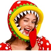 Jococs Plant Hat Carnivorous Plant Costume Funny Flower Headwear Party Hat | Plant Hat Carnivorous Plant Costume Hat for Funny Themed Parties Halloween Dress Up Festivals Photos And Novelty Looks