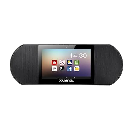 XLYNE MMT Center X7 Multi-Media-Internetradio mit eingebauten Lautsprechern ? Portables Küchen-Radio und Home-Entertainment-S