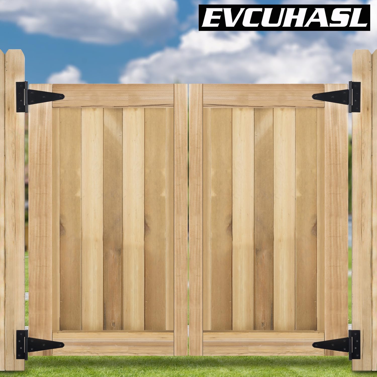Jake Sales Self Closing Vinyl Fence Gate Single Gate Hardware - View #4