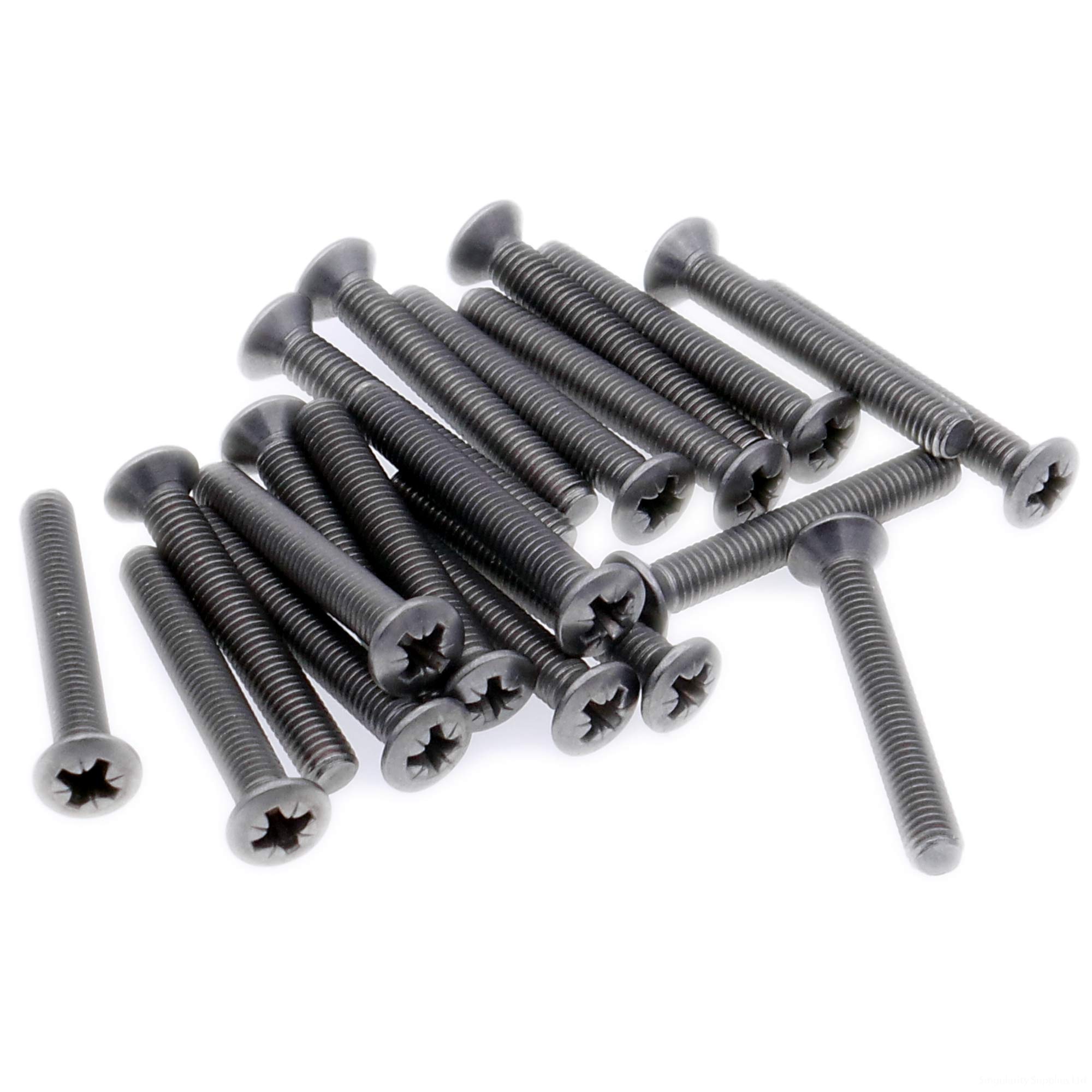 M6 (6mm x 10mm) Pozi Raised Countersunk Machine Screw (Bolt) - Stainless Steel (A2) (Pack of 20)