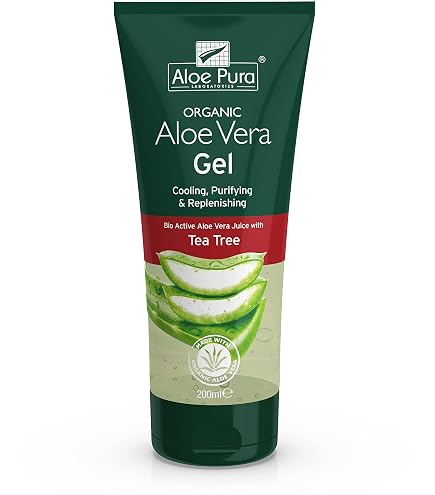 Amazon.com : Aloe Pura Organic Aloe Vera Gel & Vitamin A C & E 6.8 fl oz :  After Sun Skin Care Moisturizers : Beauty & Personal Care