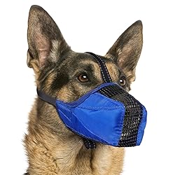 PAWFUN Dog Muzzle, Soft Mesh No Barking Pet Muzzles
