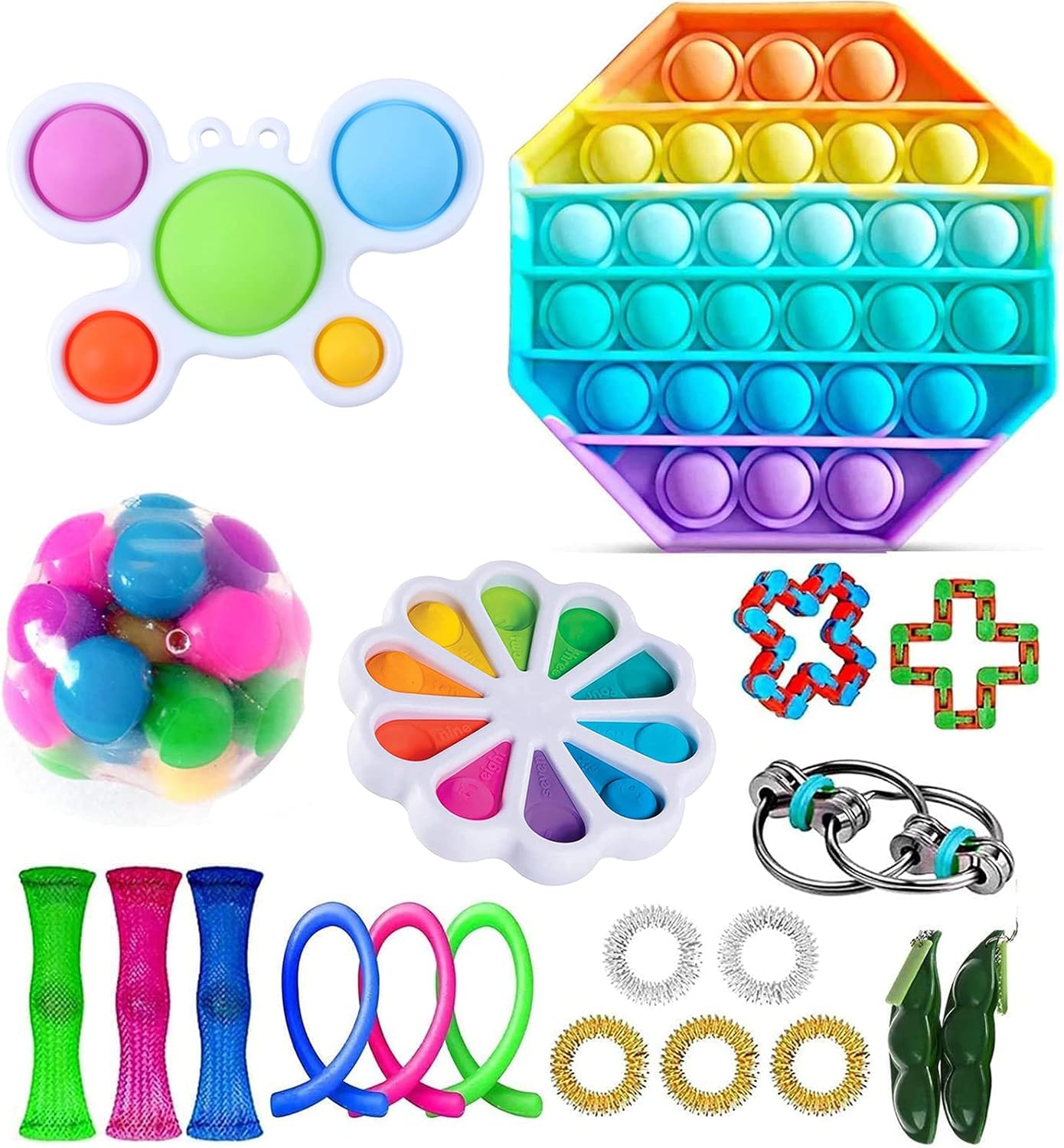 30Pc TIK Tok Fidget Toys Pack Sensory 