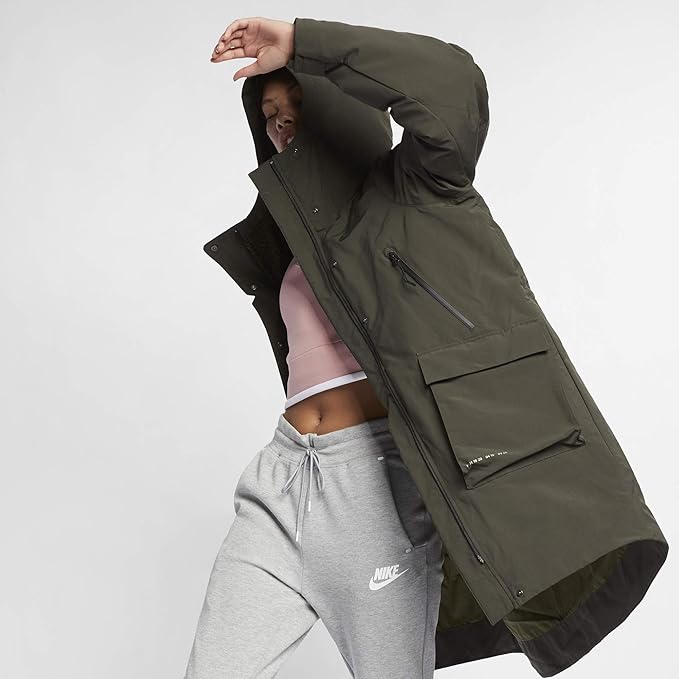 ナイキ スポーツウェア テックパック ダウンフィル レディースパーカー セコイア オリーブキャンバス S フィットネス トレーニング レディース 通販 Amazon