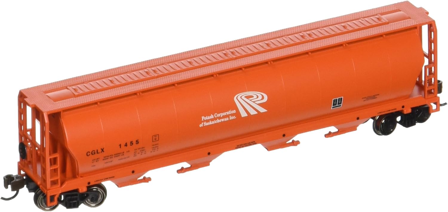 Bachmann Industries Potash Canadian 4Bay Cylindrical Grain Hopper Car