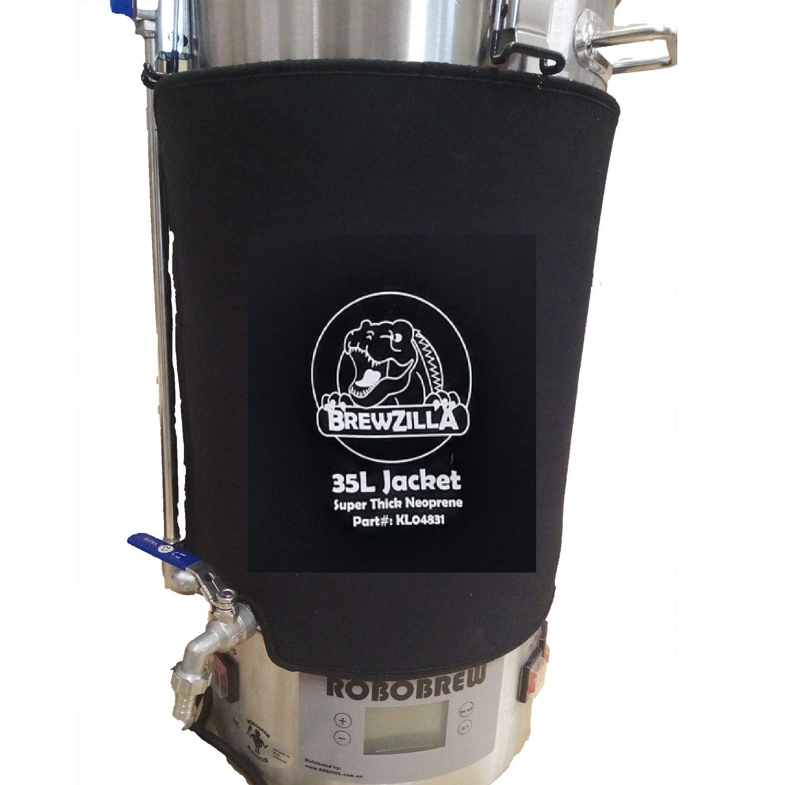 Kegland RoboJacket 35L Neoprene Brewing Jacket for Robobrew | Insulation Jacket for Precise Temperature Control